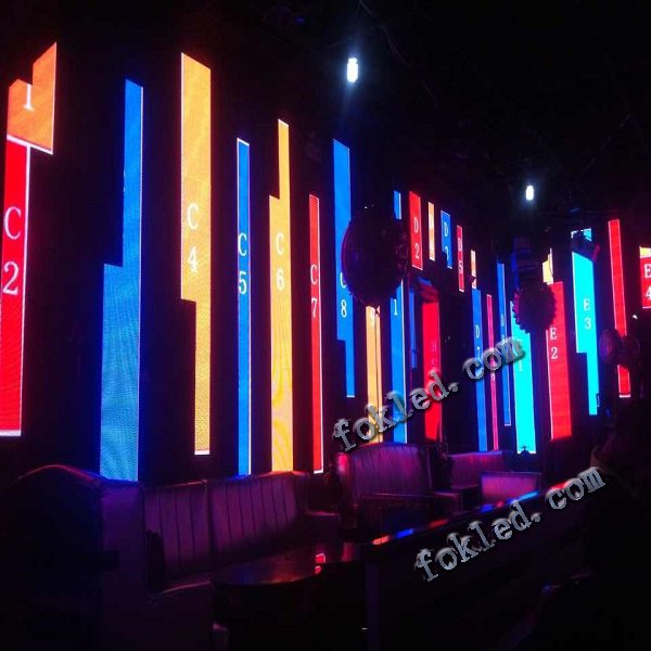 异形屏炫彩元素酒吧